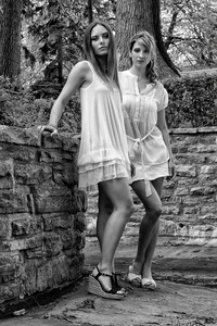Model Maripier and Marie-Eve
